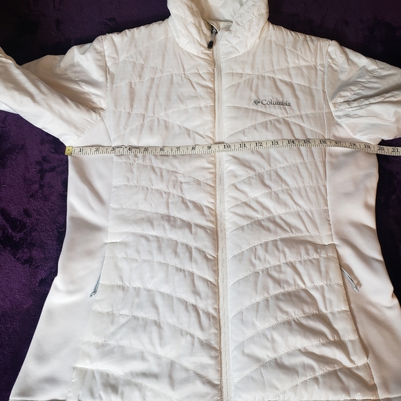 Columbia Omni-Heat Lightweight Puffer Jacket White Women's Size Medium - Picture 7 of 15